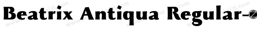 Beatrix Antiqua Regular字体转换